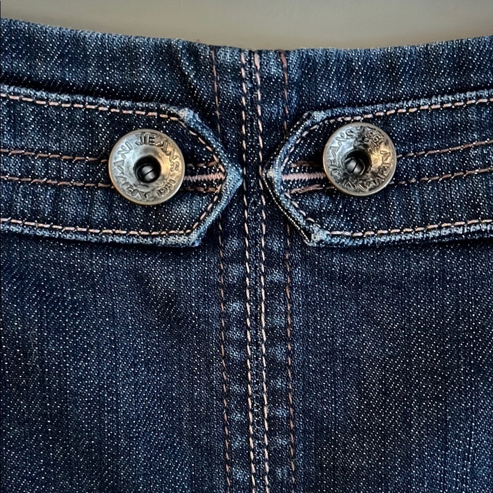 ARMANI JEANS Blue Denim Pencil Mini Skirt size small - Picture 5 of 13